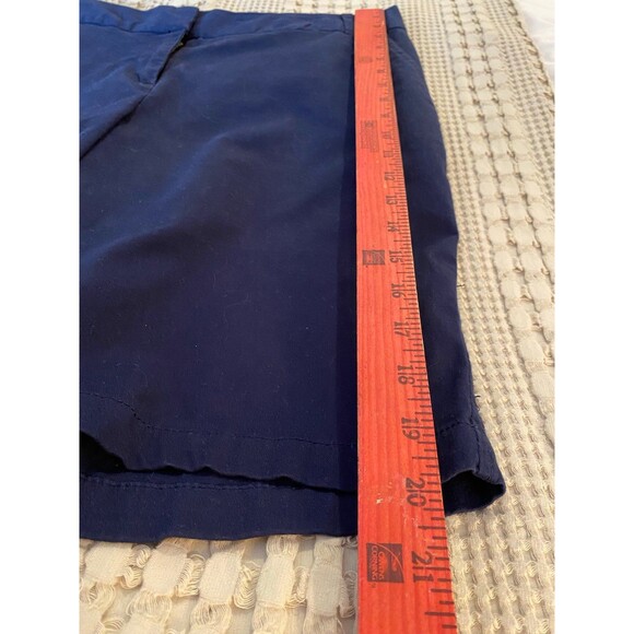 Roz & Ali Womens Walking Shorts Plus Size 14 Navy Casual Sporty Bermuda  Comfy - Picture 7 of 7